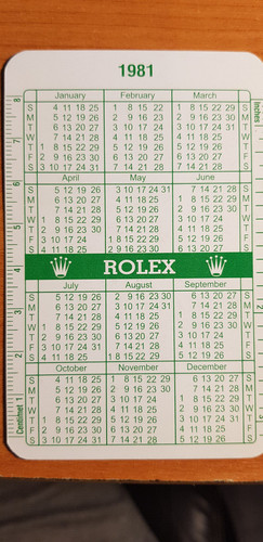 Rolex calendario vintage - rolex,