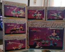 Space Link Capsela Mega Lotto Navicelle spaziali Giocattoli vintage spacelink