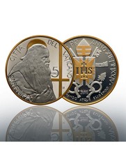 VATICANO 2024 MONETA 5 EURO