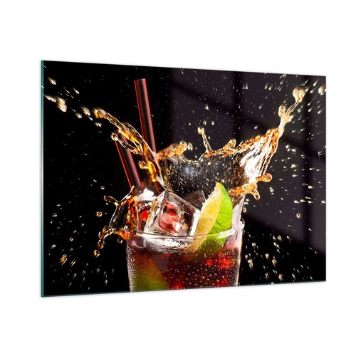 Quadro vetro 100x70cm bere - quadro,