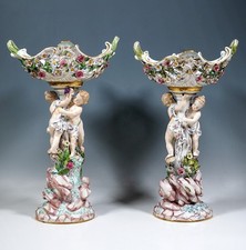 Coppia Meissen Set Da Tavolo