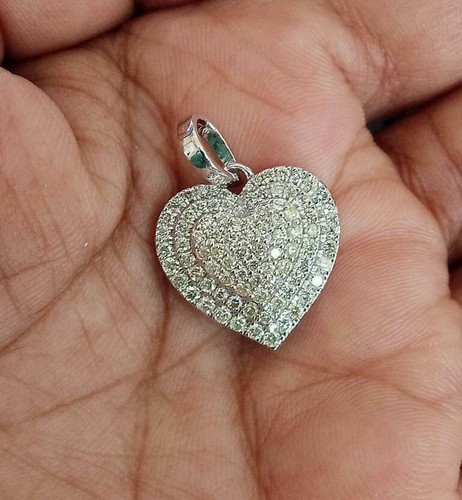 Ciondolo cuore grappolo - a,