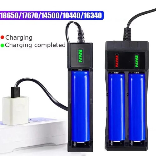 Caricabatterie usb 18650 - 18650, 3,7v