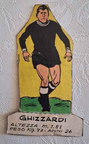 Vecchia figurina cartonata - bh,