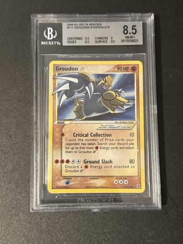 Groudon gold star bgs ex - bgs,