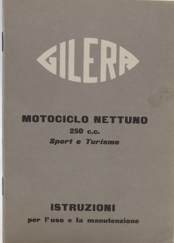 Uso manutenzione gilera - manutenzione,