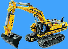 LEGO Technik 8043 Motorisierter Raupenbagger + Aufbauanleitung + OVP + Sticker