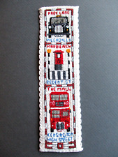 Cross Stitch Bookmark London