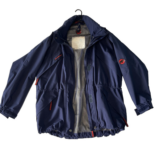 Giacca con cappuccio blu