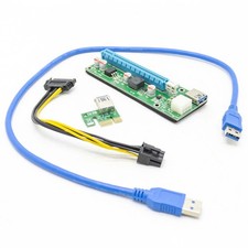 RISER CARD USB 3.0 ADATTATORE ESTERNO SCHEDA ESTERNA USB PER SCHEDE VIDEO MINER