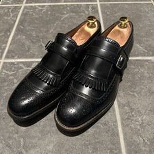Mocassino Church's marrone Shanghai in pelle nera brogues UK7,5