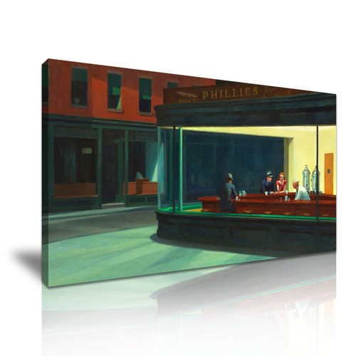 Edward hopper nighthawks tela - edward,