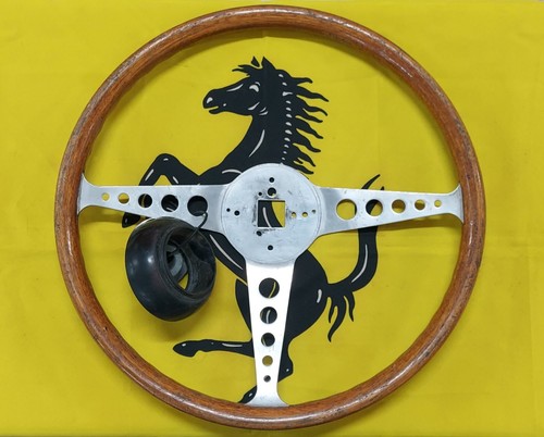 Volante legno alluminio - in, legno/alluminio