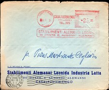 Frontespizio -Affran. Meccan. Rossa della Soietà Stabilimenti Alemanni Leonida