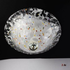PLAFONA da soffitto in VETRO DI MURANO con MURRINEVENEZIANE Ø35CM **Italy**