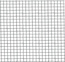 RETE TESSUTA QUADRA QUADRATA ZINCATA METALLICA PESANTE 2x2 mm H.100 cm 12,5MT