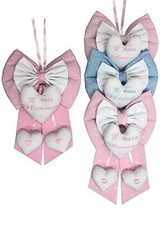 Fiocco Nascita Rosa con Nome