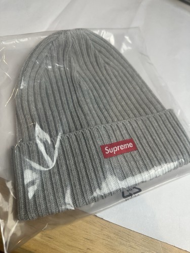 Supreme overdyed beanie grigio - overdyed,