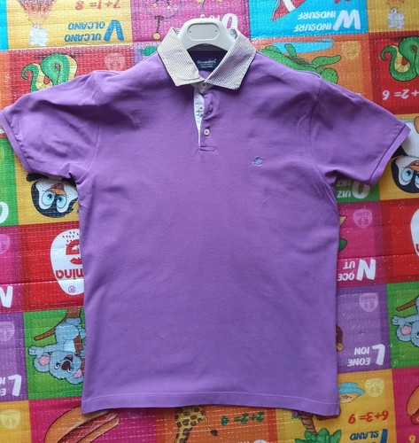 Brooksfield polo uomo viola - brooksfield, da