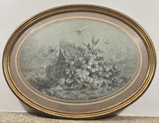 Antico Disegno XIX: Natura