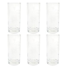 Set 6 bicchieri in vetro Coca
