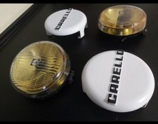 Fari fendinebbia Carello Luxor auto d'epoca Maserati Lamborghini Lancia Ferrari.