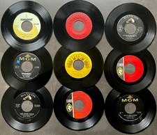 9x 7" US 50s Rock'n Roll Lot -