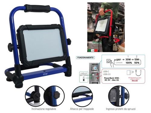 Proiettore portatile batteria - proiettore,