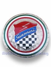 Stemma Smaltato GIANNINI per Cofano Motore FIAT 500 epoca Diametro 53mm