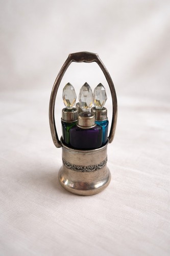Cestino vintage porta profumi - cestino,
