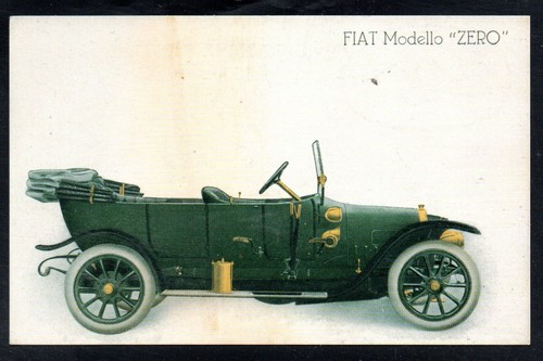 Cartolina fiat modello - modello, zero