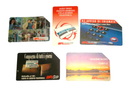 Vintage lotto 5 schede - -lotto,