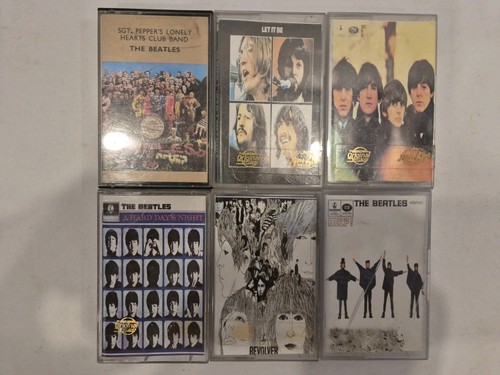 Beatles cassette tape - lot, 6