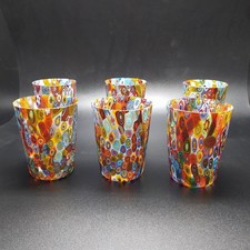 Set 6 bicchieri Murano