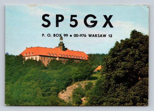 Radioamatore qsl sp5gx polonia - radioamatore,