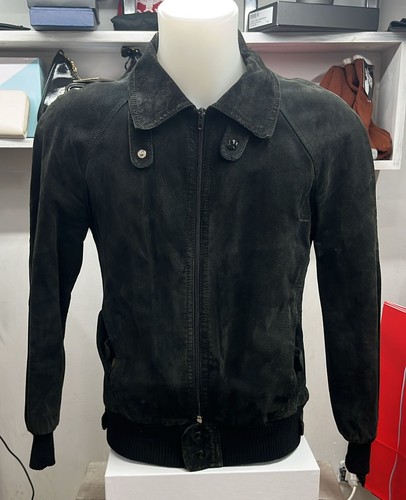 Giacca uomo pelle nero - in, tg48