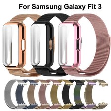 Cinturino ad anello milanese/custodia TPU per Samsung Galaxy Fit 3 cinturino orologio braccialetto