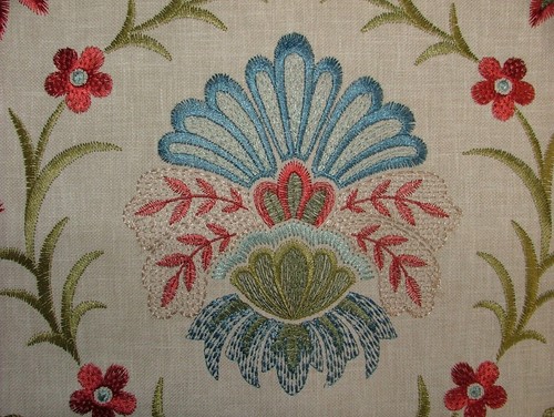 Amadore poppy ricamato - poppy,