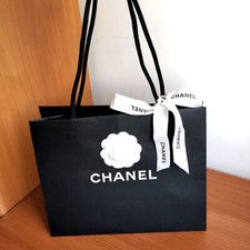 shopping bag CHANEL busta bustina carta acquisto regalo confezione shopper ring