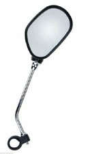 Specchio Destro Bici Bicicletta Attacco Manubrio Completo di Catadiottro