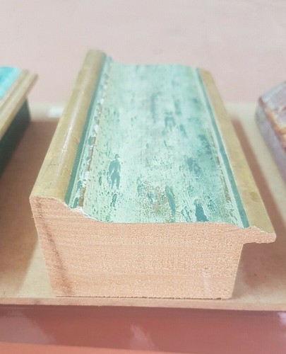 Cornice legno oro verd - cornice,