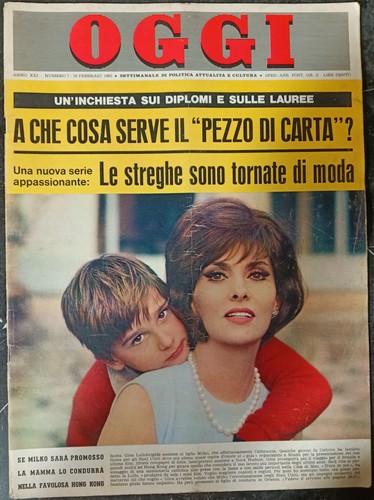 Oggi gina lollobrigida - oggi,