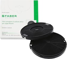 Coppia Filtri Carboni Attivi Cappa Faber Mod.F3 Diam. 155x16mm INCA SMART LG HCX