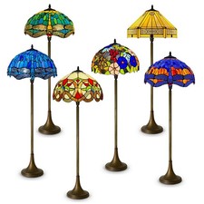 Lampada terra stile tiffany - stile,