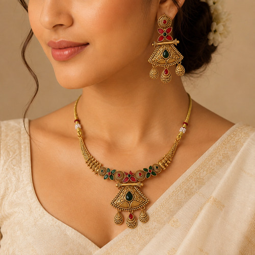 Antico set collana tono - , oro