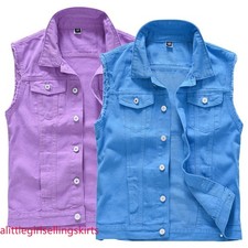 Gilet uomo denim jeans - ,