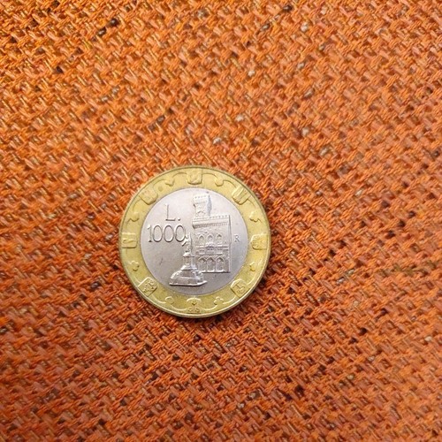 Moneta mille lire - moneta,