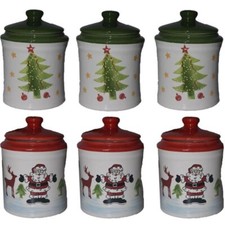 Tris barattoli natalizi