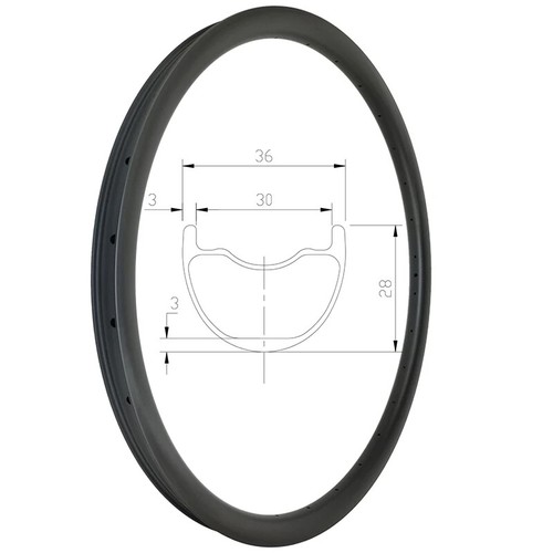 Cerchio carbonio tubeless - , 29er