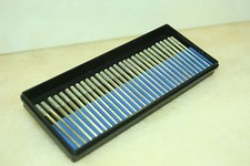 30 x Affila motosega a punta di montaggio frese rotanti 3 mm rivestite diamantate